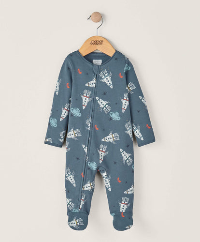 Mamas & Papas All-in-Ones & Bodysuits All In One - Rocket Print