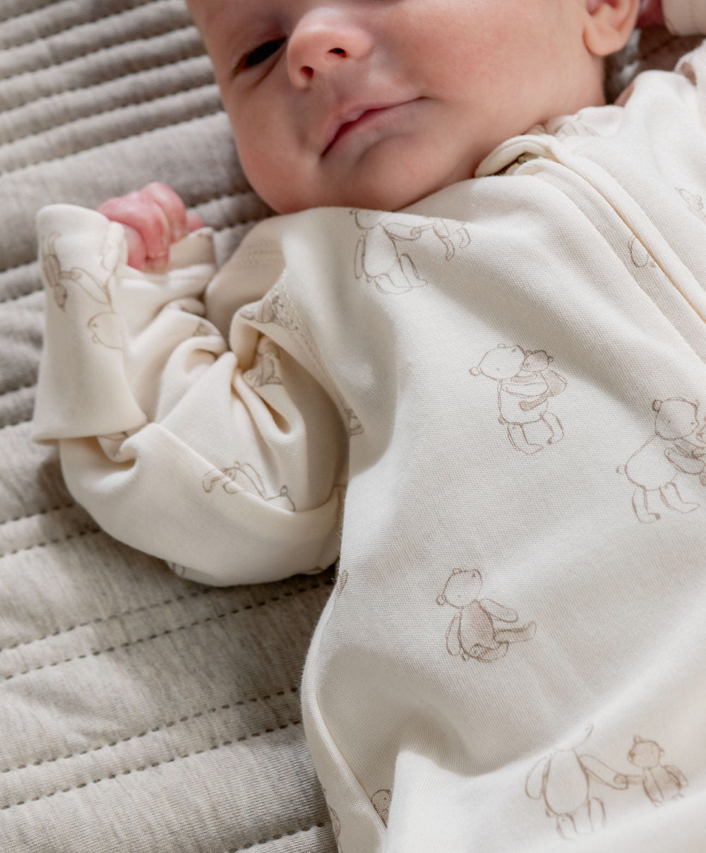 Mamas &amp; Papas All-in-Ones &amp; Bodysuits Bear Print All In One - Cream