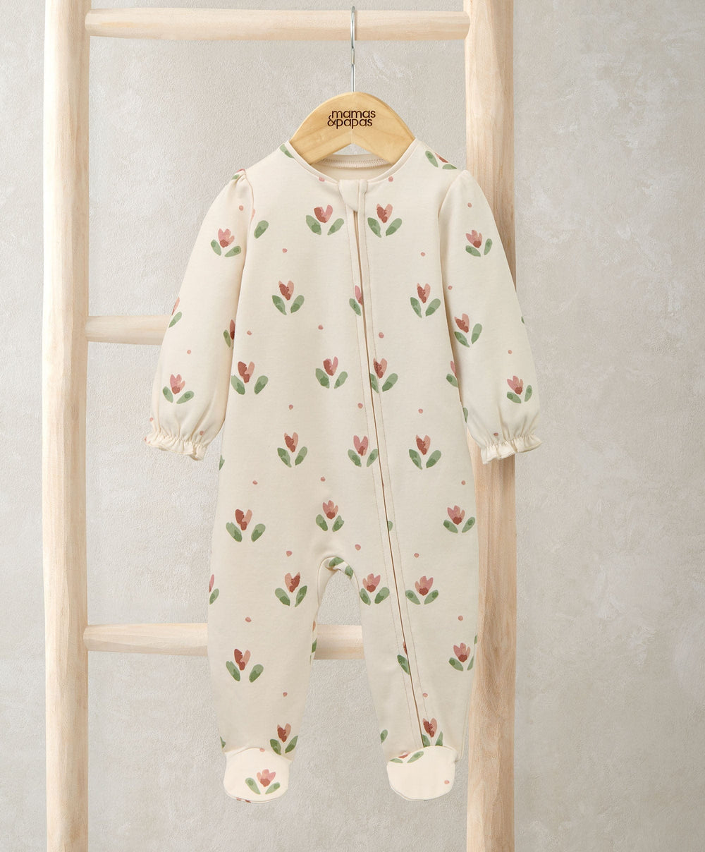 Mamas &amp; Papas All-in-Ones &amp; Bodysuits Bloom Spot All In One – Floral