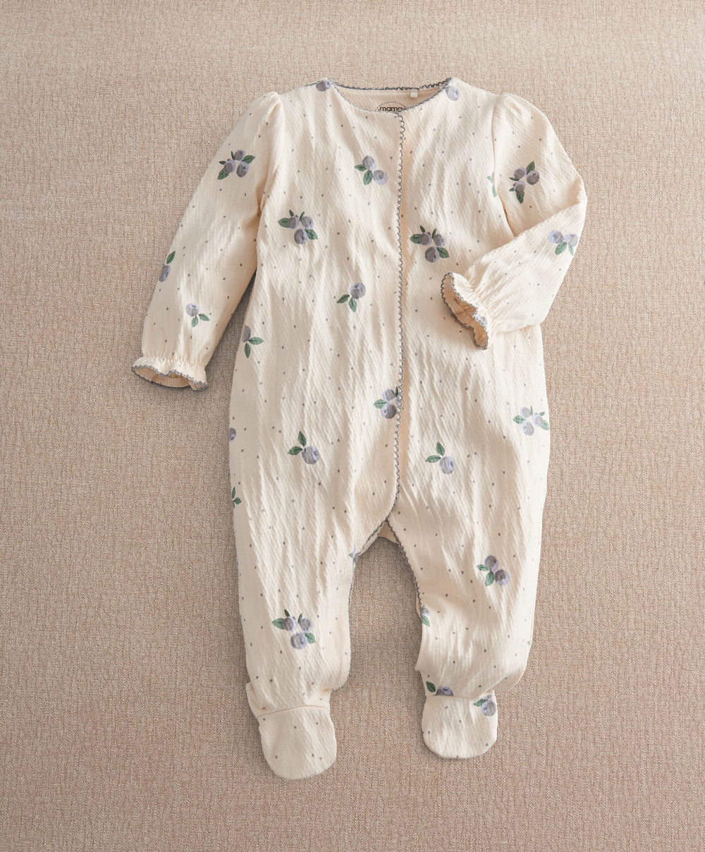 Mamas &amp; Papas All-in-Ones &amp; Bodysuits Blueberry Sleepsuit