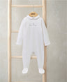 Mamas & Papas All-in-Ones & Bodysuits Born in 2026 Embroidered All In One – White