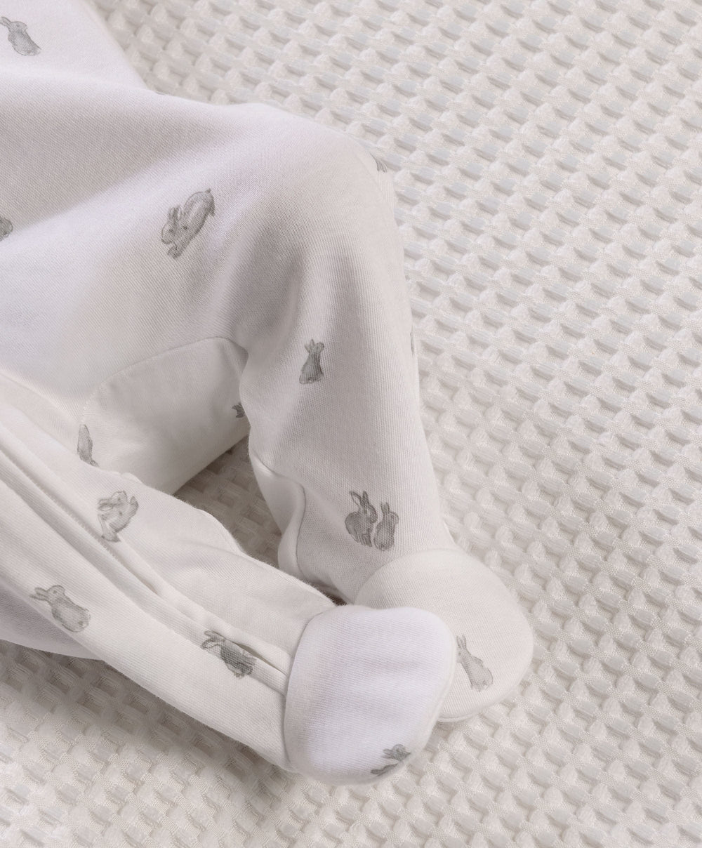 Mamas &amp; Papas All-in-Ones &amp; Bodysuits Bunny Print Zip All In One