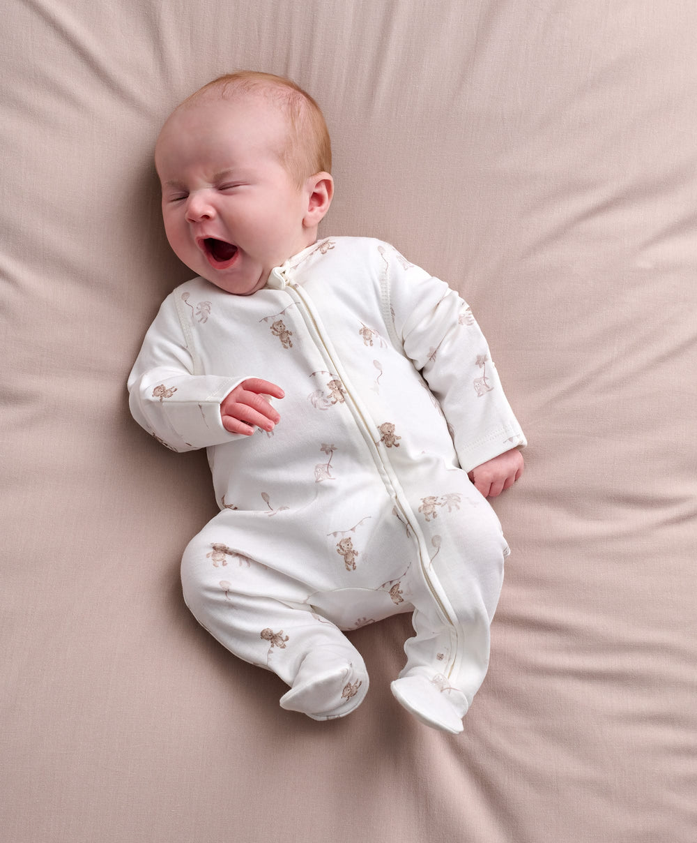 Mamas &amp; Papas All-in-Ones &amp; Bodysuits Celebration Print Zip All In One