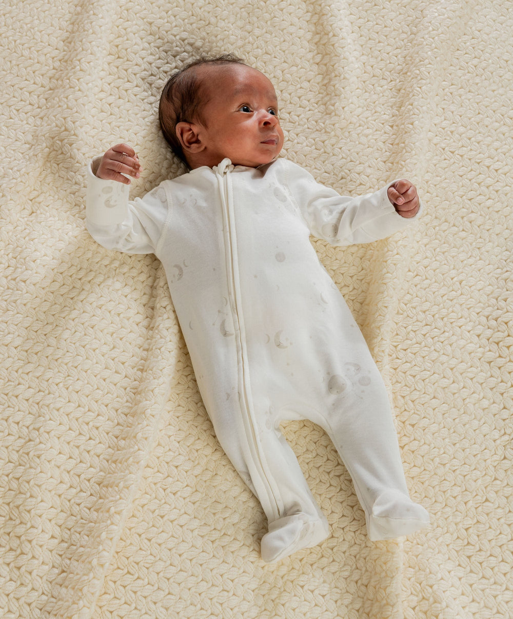 Mamas &amp; Papas All-in-Ones &amp; Bodysuits Celestial Print Zip All In One