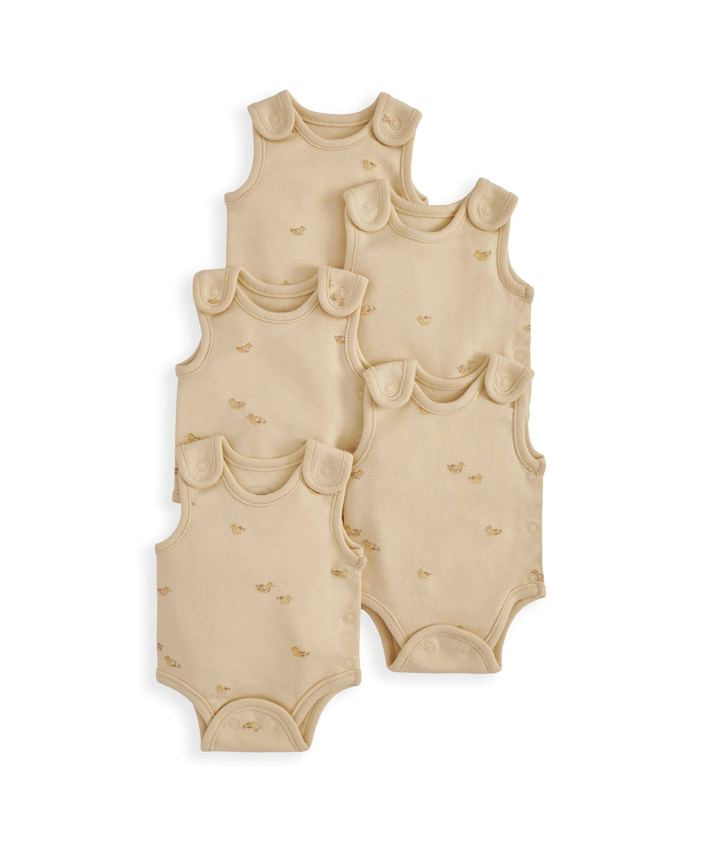 Mamas &amp; Papas All-in-Ones &amp; Bodysuits Duckling Premature Bodysuits (Pack of 5)