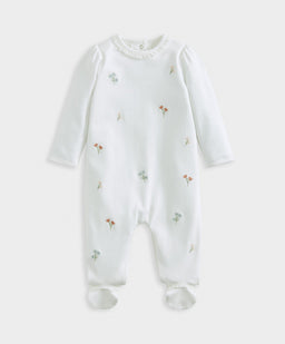 Mamas & Papas All-in-Ones & Bodysuits Embroided Flowers All in One
