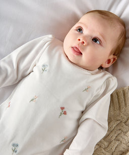 Mamas & Papas All-in-Ones & Bodysuits Embroided Flowers All in One