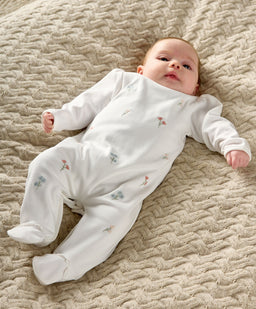 Mamas & Papas All-in-Ones & Bodysuits Embroided Flowers All in One