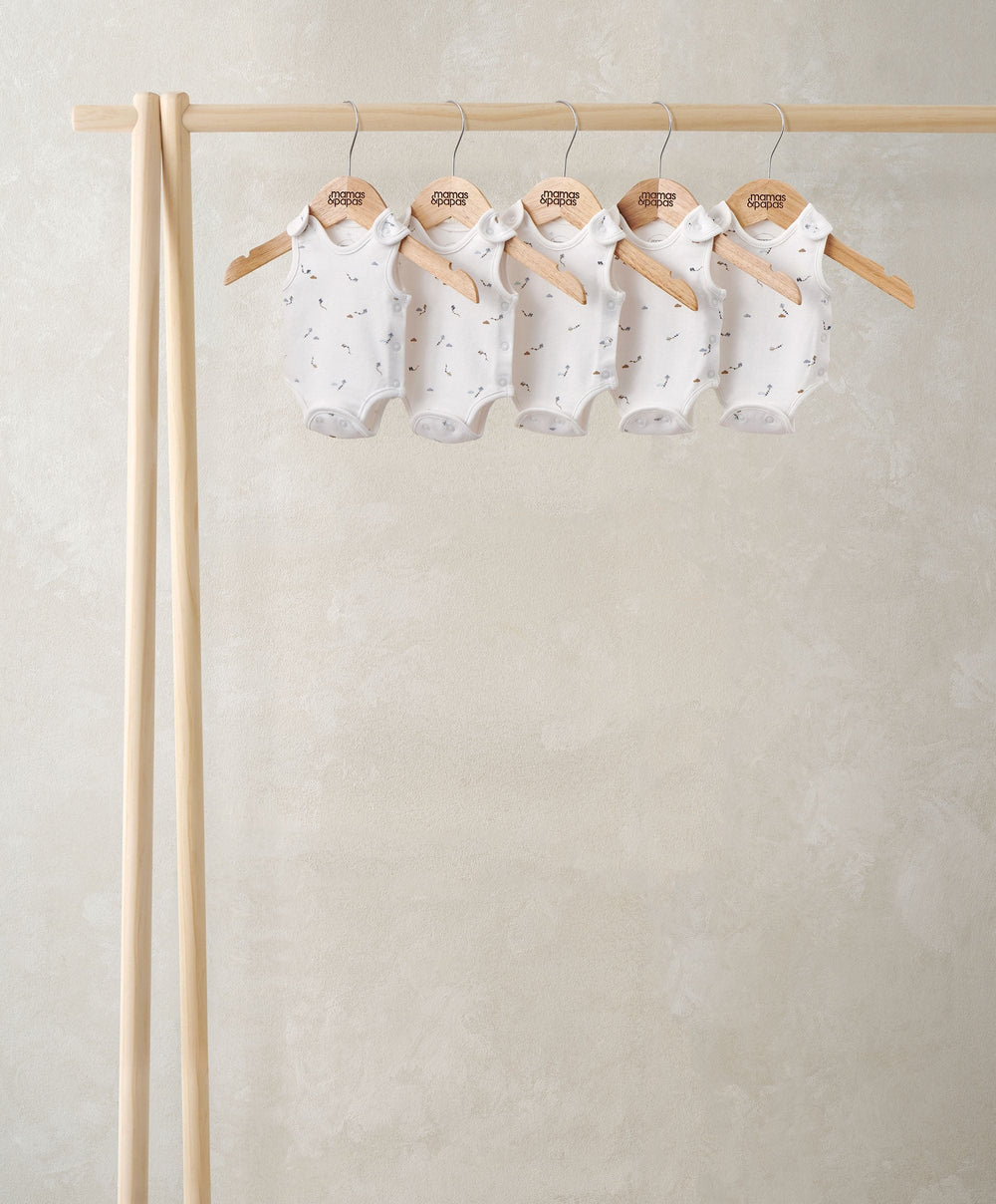 Mamas &amp; Papas All-in-Ones &amp; Bodysuits Kites Premature Bodysuits (Pack of 5)