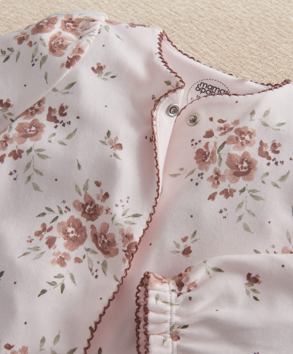 Mamas &amp; Papas All-in-Ones &amp; Bodysuits Large Floral Print All In One