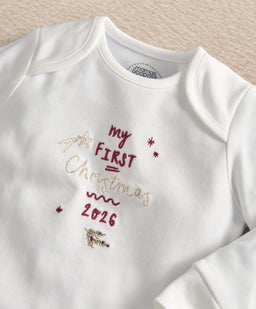 Mamas & Papas All-in-Ones & Bodysuits My First Christmas Bodysuit