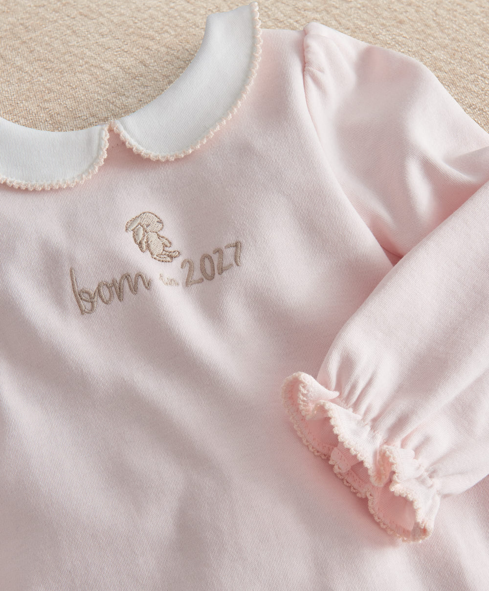 Mamas &amp; Papas All-in-Ones &amp; Bodysuits Pink Born In 2027 All In One