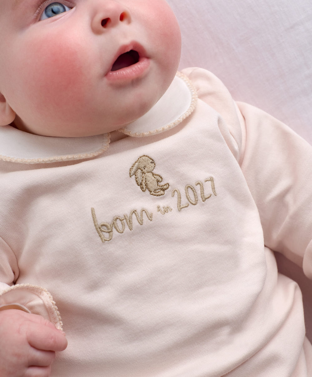 Mamas &amp; Papas All-in-Ones &amp; Bodysuits Pink Born In 2027 All In One