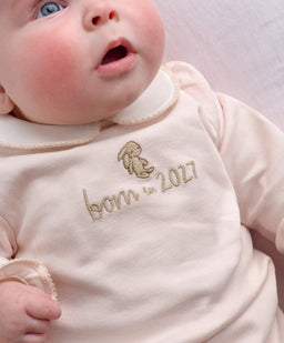 Mamas & Papas All-in-Ones & Bodysuits Pink Born In 2027 All In One