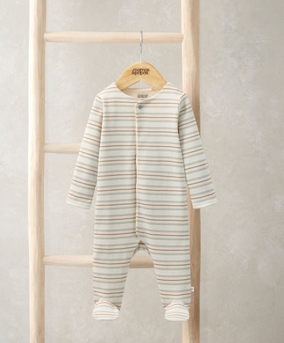 Mamas & Papas All-in-Ones & Bodysuits Ribbed Stripe Sleepsuit