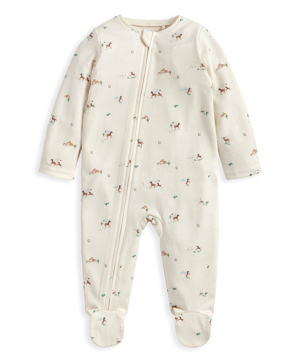 Mamas &amp; Papas All-in-Ones &amp; Bodysuits Rodeo Zip Sleepsuit