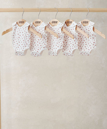 Mamas & Papas All-in-Ones & Bodysuits Rose Premature Bodysuits (Pack of 5)