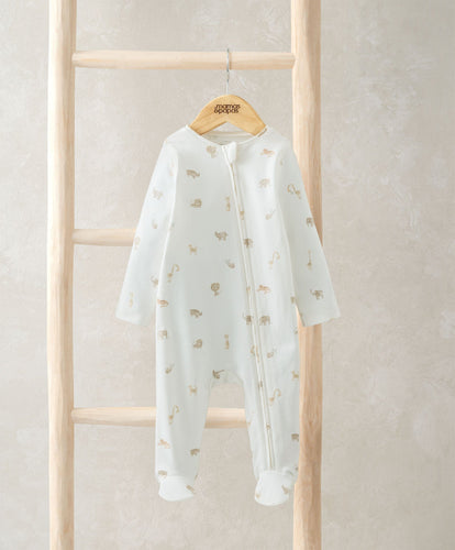 Mamas & Papas All-in-Ones & Bodysuits Safari All Over Print All in One