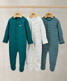 Mamas & Papas All-in-Ones & Bodysuits Sleepsuits (Pack of 3) - Planes Stripe