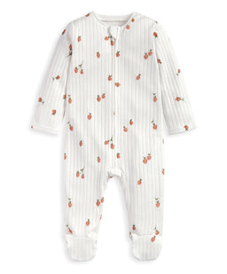Mamas & Papas All-in-Ones & Bodysuits Strawberry Zip Sleepsuit
