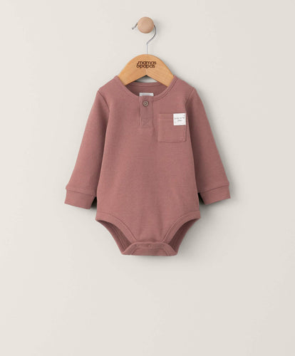 Mamas & Papas All-in-Ones & Bodysuits Waffle Bodysuit - Brown