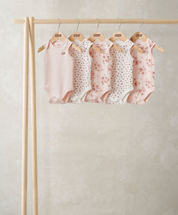 Mamas & Papas All-in-Ones & Bodysuits Watercolour Short-Sleeved Bodysuits (Pack of 5)