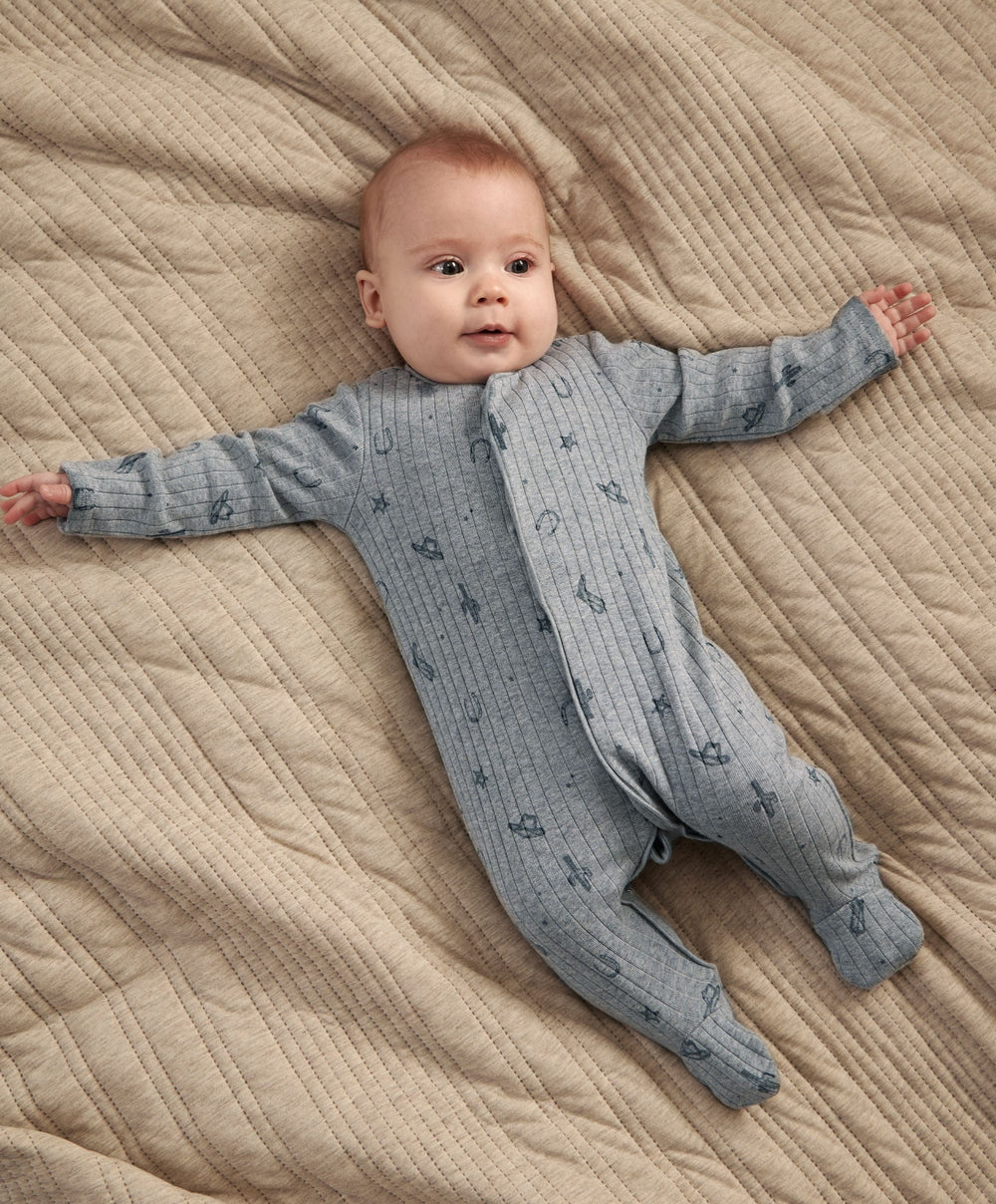 Mamas &amp; Papas All-in-Ones &amp; Bodysuits Wild West Sleepsuit