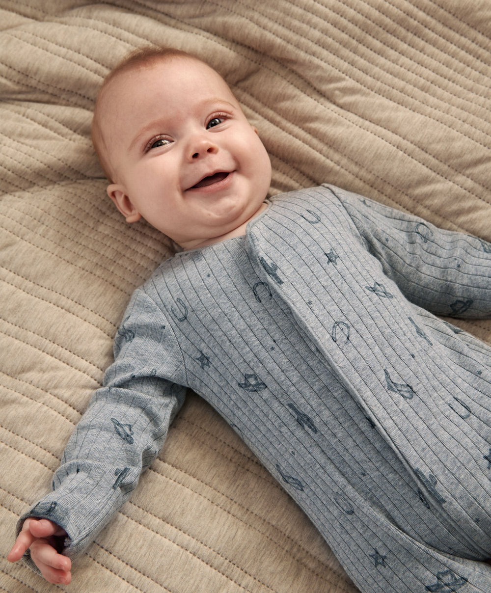 Mamas &amp; Papas All-in-Ones &amp; Bodysuits Wild West Sleepsuit