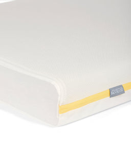 Mamas & Papas Arbor Cotbed & Essential Airflow Fibre Cotbed Mattress Bundle - White