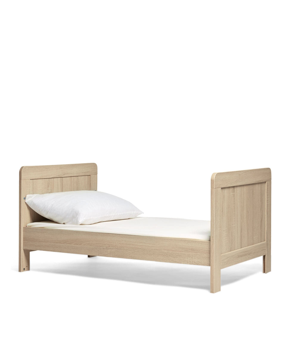 Mamas &amp; Papas Atlas Small Bundle with Essential Airflow Pocket Spring Mattress (4 Piece) - Light Oak