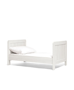 Mamas & Papas Atlas Small Cotbed Bundle with Essential Airflow Pocket Spring Mattress (4 Piece) - White