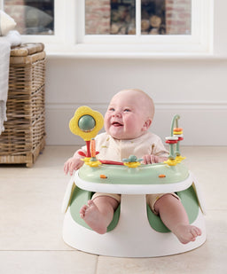 Mamas & Papas Baby Floor Seating Snug Floor Seat with Activity Tray - Eucalyptus