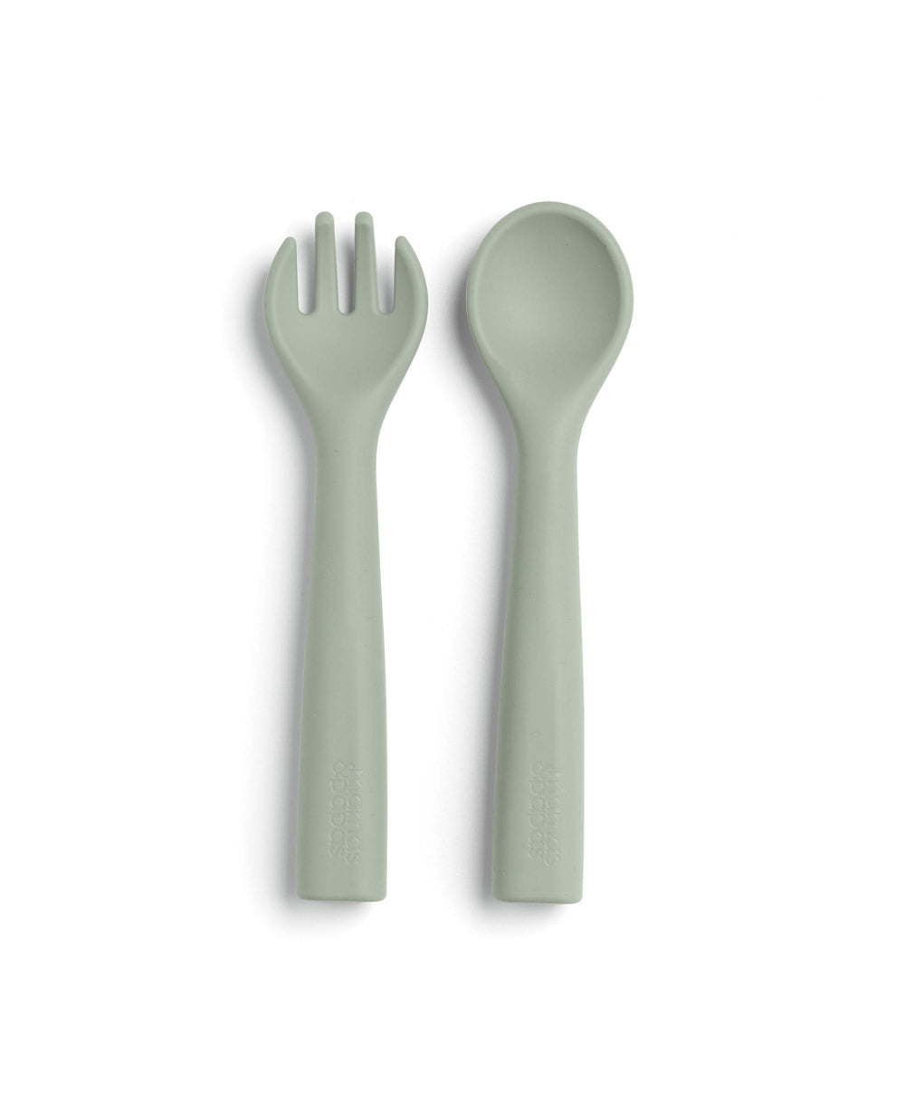 Mamas &amp; Papas Baby Weaning First Mealtime Bamboo Set - Kiwi