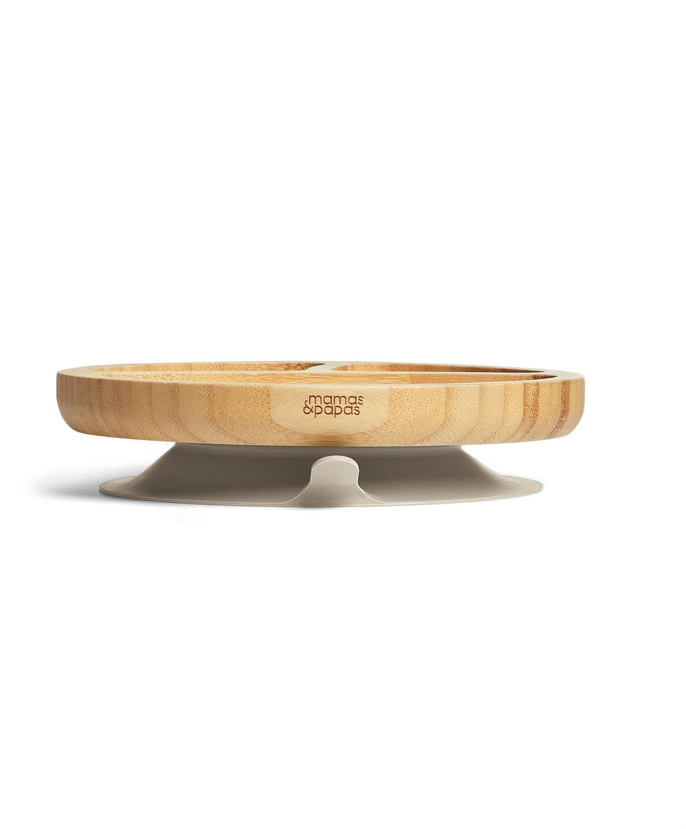 Mamas &amp; Papas Baby Weaning First Mealtime Bamboo Set - Truffle