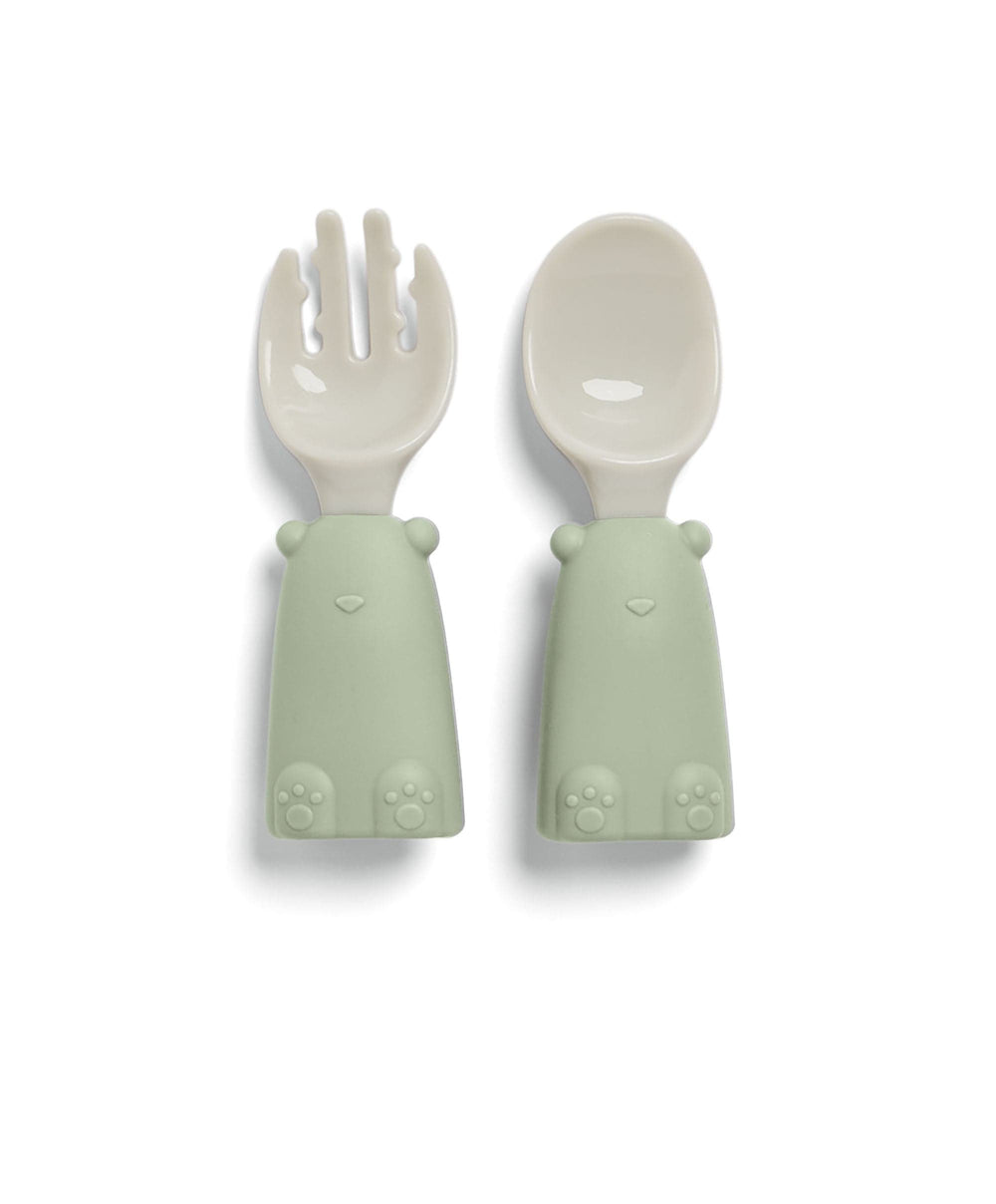 Mamas &amp; Papas Baby Weaning First Mealtime Silicone Set - Kiwi
