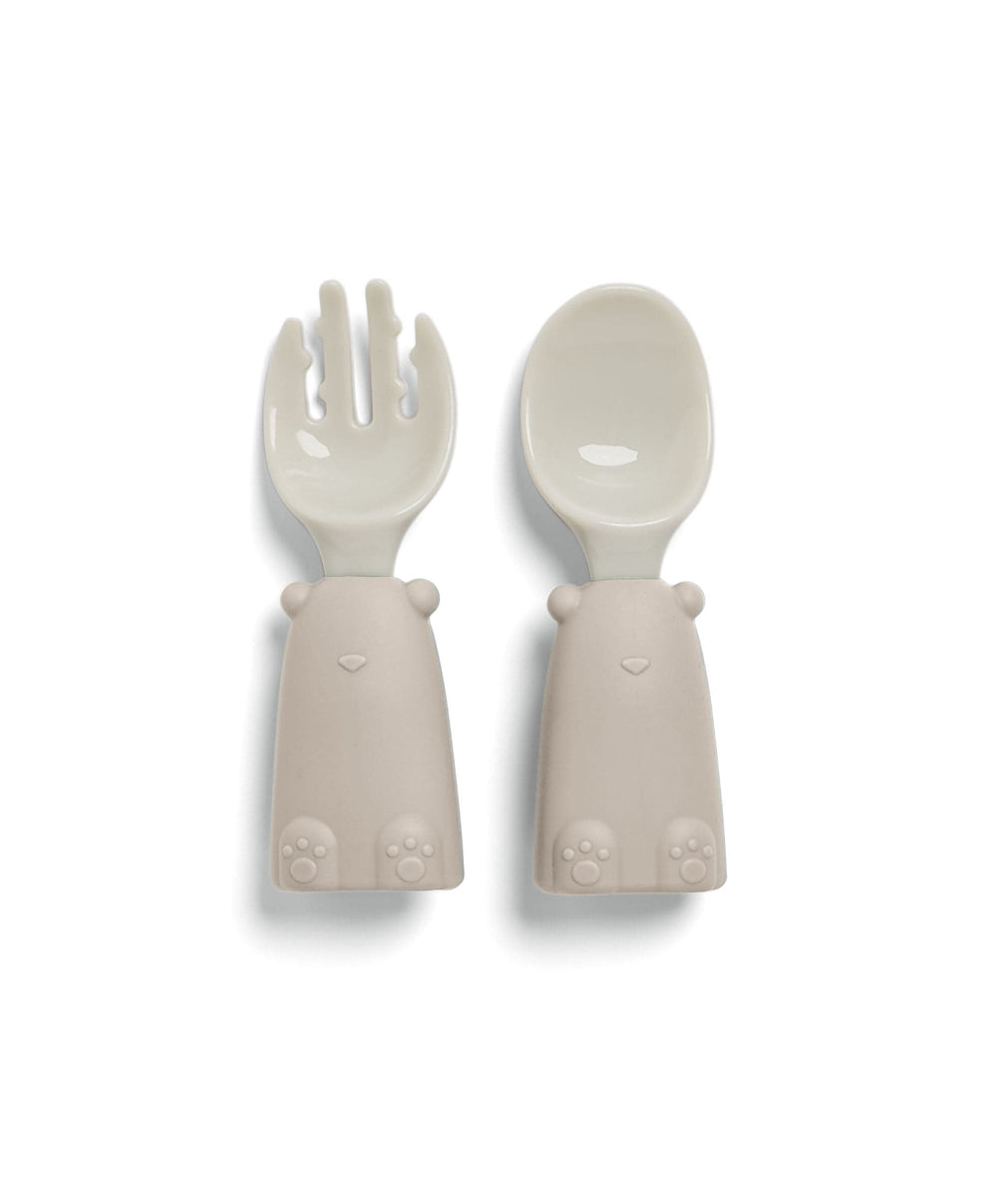 Mamas &amp; Papas Baby Weaning First Mealtime Silicone Set – Truffle
