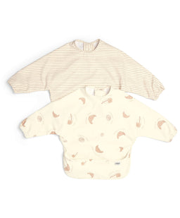 Mamas & Papas Baby Weaning Long-sleeved Bibs (2 Pack) – Bonjour Bebe