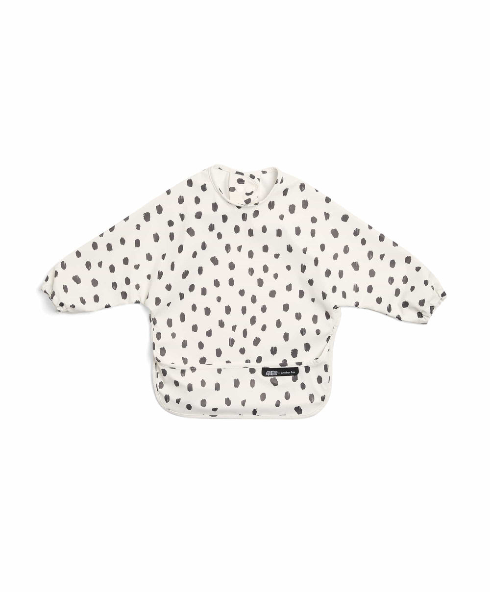 Mamas &amp; Papas Baby Weaning Mamas &amp; Papas X Another Fox 2PK Long Sleeved Bibs - Faces/Cheetah Spot