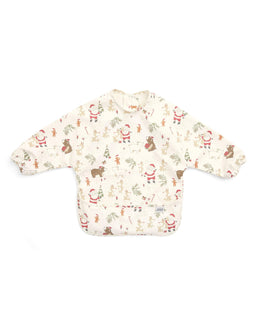 Mamas & Papas Baby Weaning Santa & Friends Long Sleeved Bibs Pack of 2