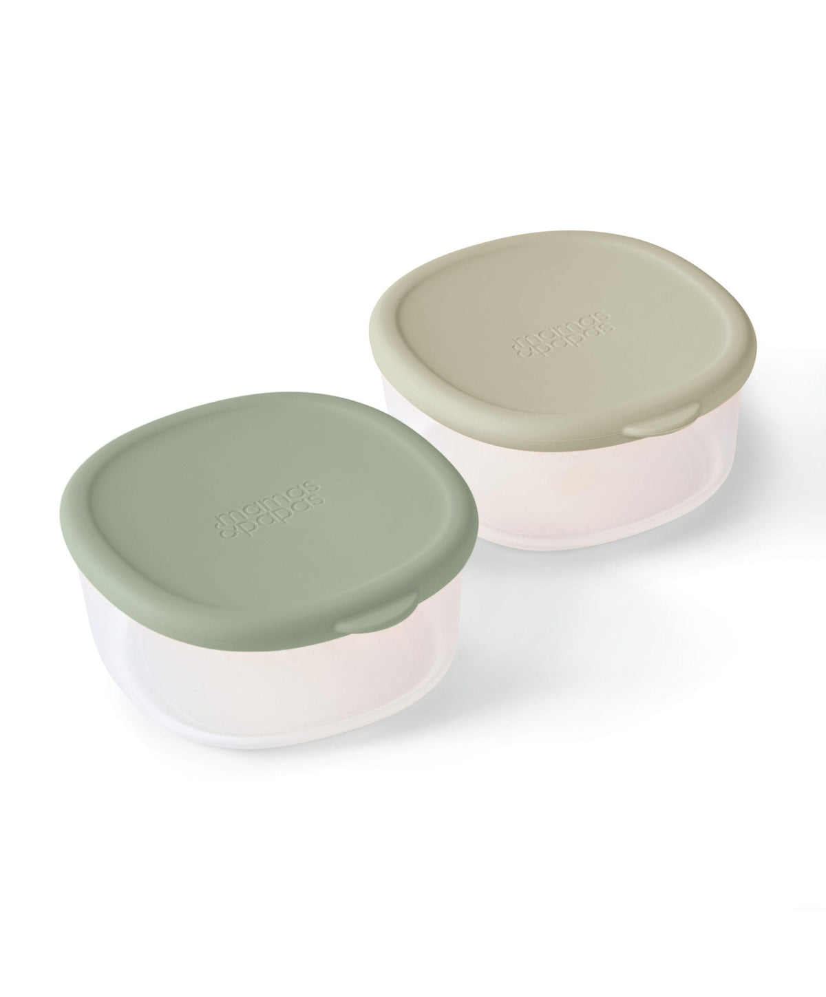 Mamas & Papas Baby Weaning Silicone Storage Pots Large - Kiwi