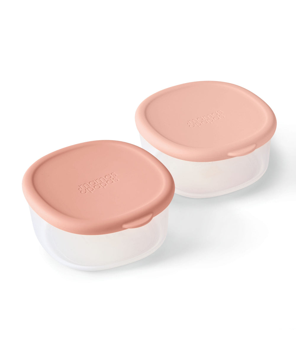 Mamas &amp; Papas Baby Weaning Silicone Storage Pots Large - Melba