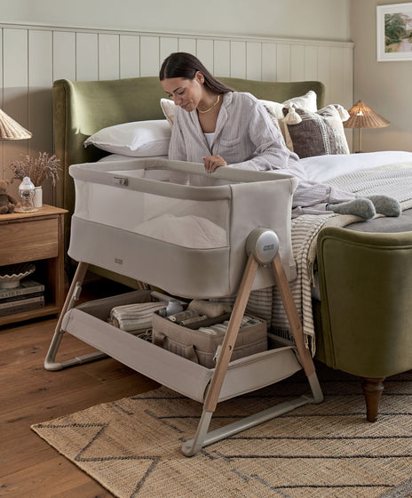 Lua 2 Bedside Crib - Mocha