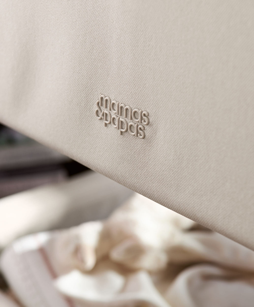 Mamas &amp; Papas Bedside Sleeping Lua 2 Bedside Crib - Sand