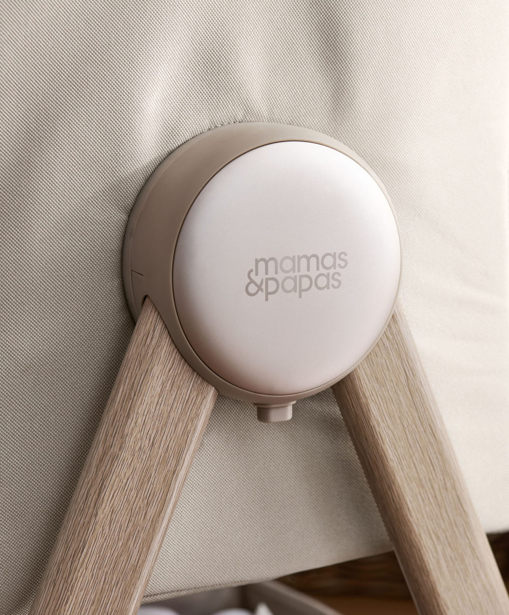 Mamas &amp; Papas Bedside Sleeping Lua 2 Bedside Crib - Sand