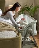 Mamas & Papas Bedside Sleeping Lua 2 Bedside Crib - Thyme