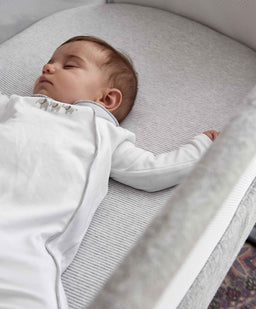 Mamas & Papas Bedside Sleeping Lua Bedside Crib - Grey