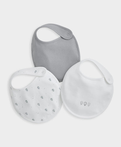 Mamas & Papas Bibs & Muslins 1-Size Hot Air Balloon Print Bibs (Set of 3)