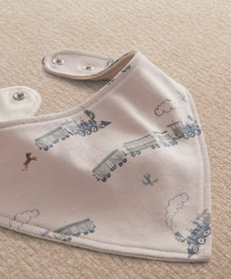 Mamas & Papas Bibs & Muslins Blank Blue Bandana Bibs (Pack of 3)