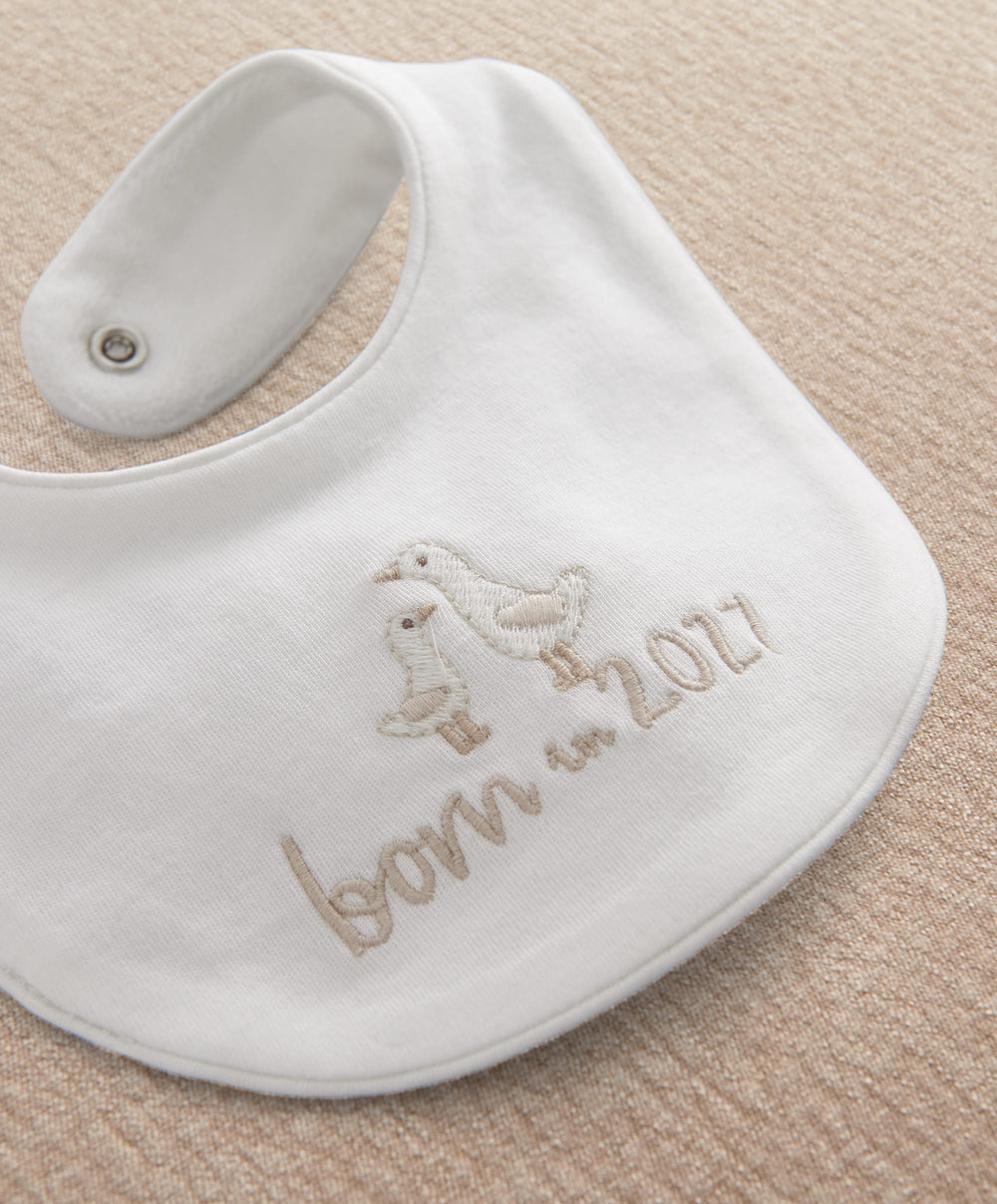 Mamas &amp; Papas Bibs &amp; Muslins Blank Born In 2027 Bib