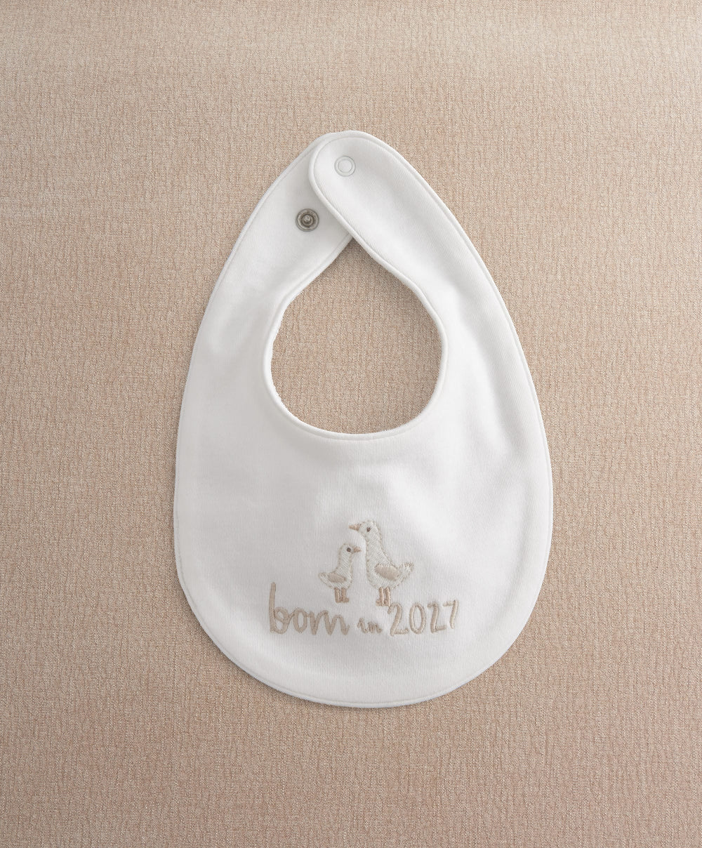 Mamas &amp; Papas Bibs &amp; Muslins Blank Born In 2027 Bib